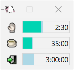 Timer Window - Idle/Active