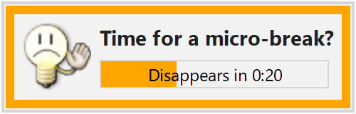 Microbreak prelude window