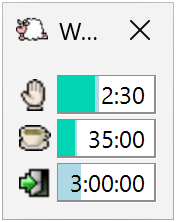 Timer Window - Idle/Active