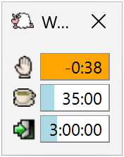 Timer Window - Overdue