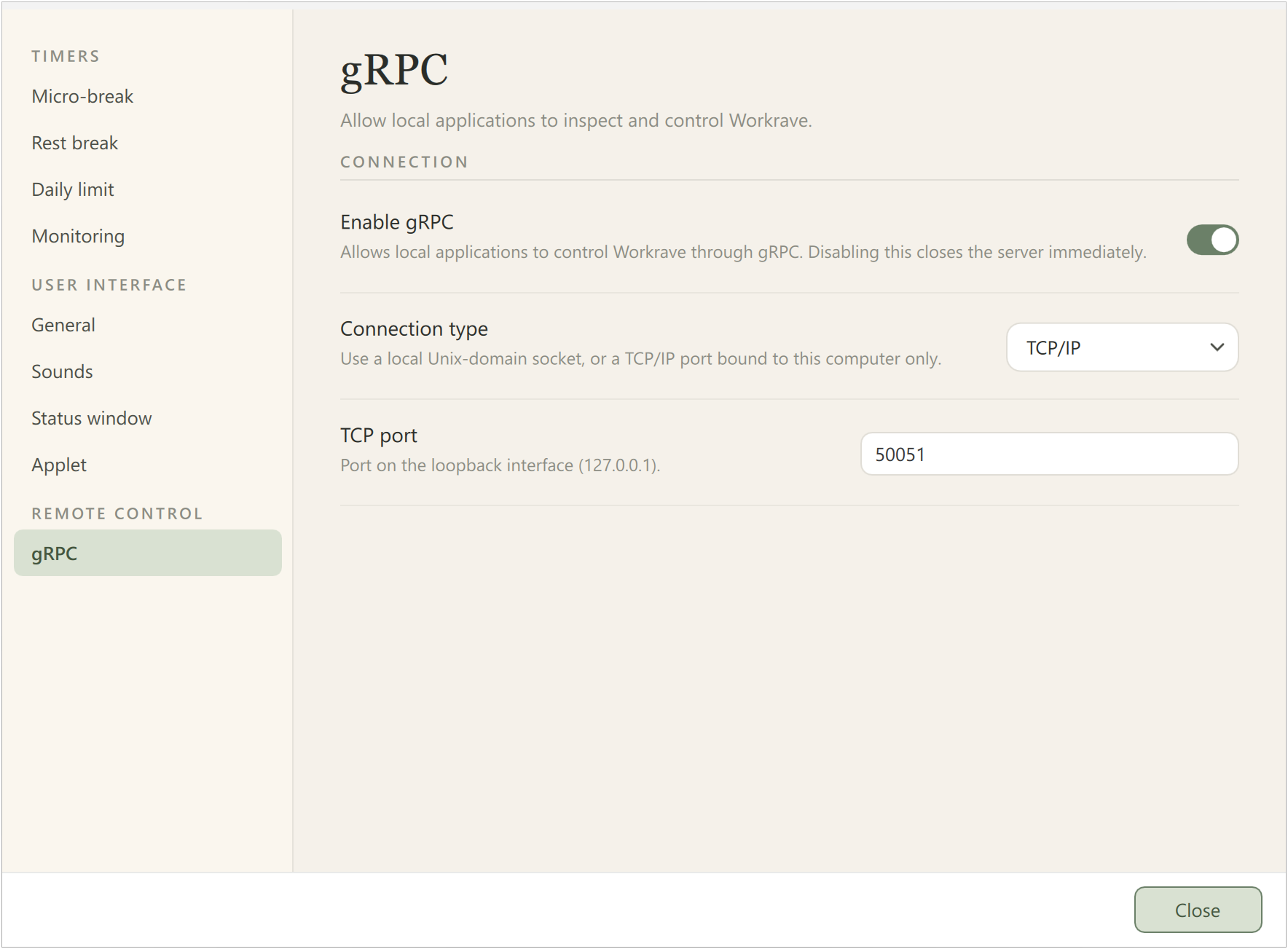 Remote-control preferences
