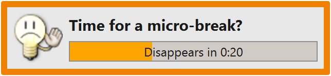 Microbreak prelude window — Classic