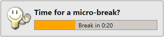 Microbreak prelude window — Classic